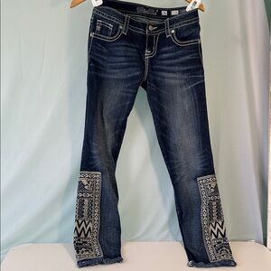 Miss Me Woman’s Jeans Ankle Skinny Size 26
